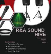 R and A Sound hire Hillcrest Central Sound & Audio Equipment Hire 2_small