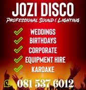 Jozi Disco Dj Hire