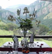 Private romantic dinner on the Gazebo