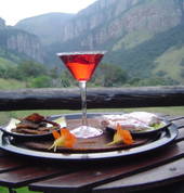 Cocktail on the Lodge veranda