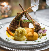 Five star plated food