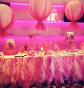 Tulle Covered Jumbo Balloons