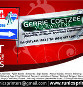 Corex/Agent Boards, Silkscreen and vinyl printing with frames