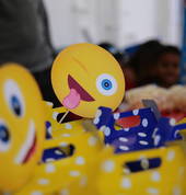 emoticon themed party boxes