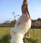 A Rene H Couture creation. Prettiest in shades of pinks and nudes