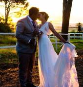 Floaty and lace♡ perfect historically inspired weddinggown