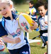 Girls can also play Rugbytots.