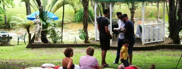 Victorian Gazebo at our private lake