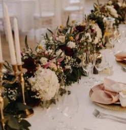 main table flower arrangements