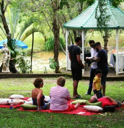 Victorian Gazebo at our private lake