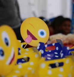 emoticon themed party boxes