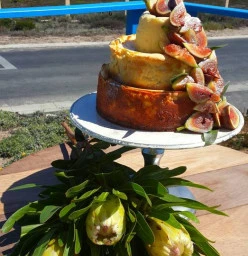 Cheese Cake Wedding Cake