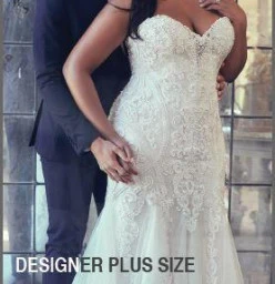 Plus Size  Designer Wedding & Evening Dresses
