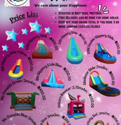 Magical Jumping Castles - Price List
