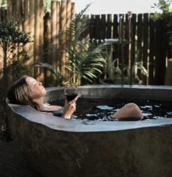 Relaxing at the Earth Spa at Tzaneen Country Lodge